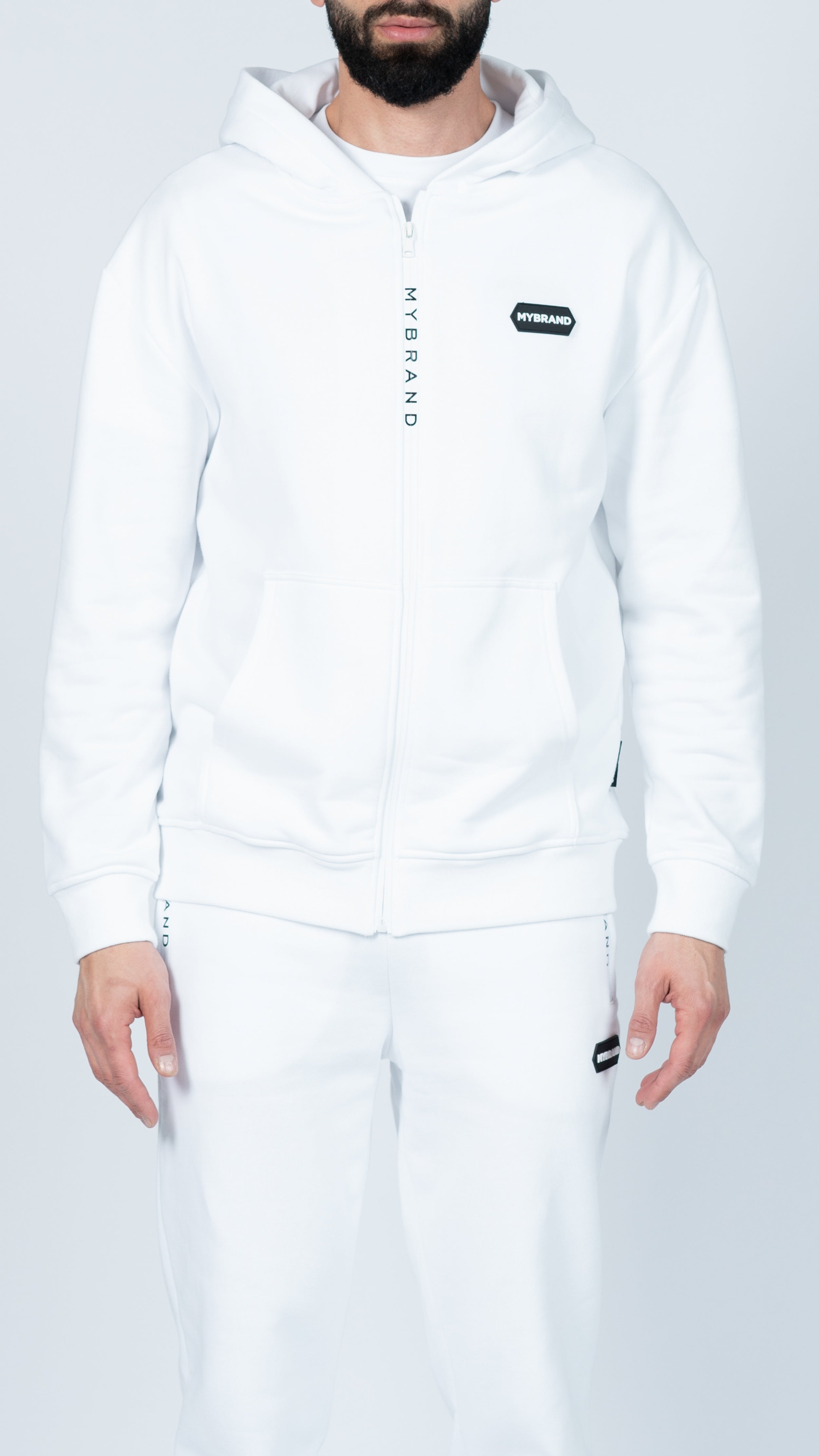 MB HEXAGON PATCH JACKET WHI | WHITE