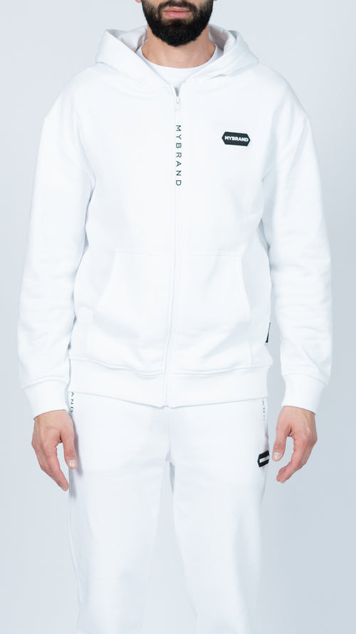 MB HEXAGON PATCH JACKET WHI | WHITE