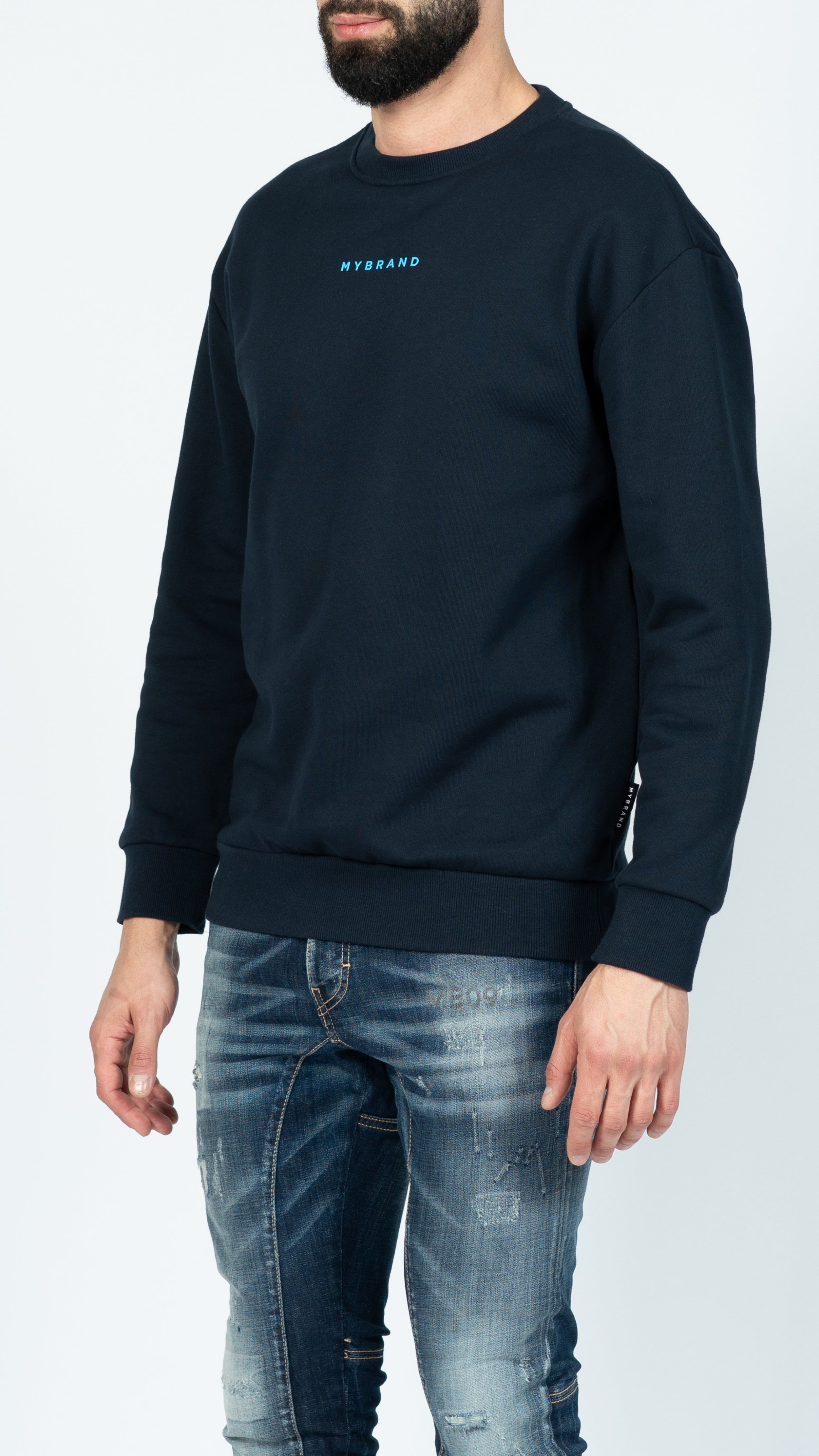 MY BRAND BACK SWEATER NAVY | NAVY