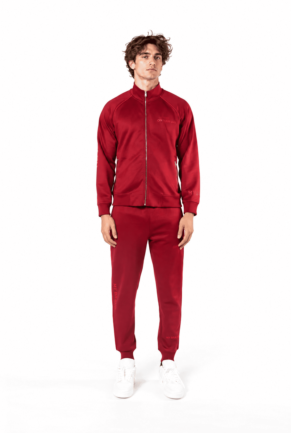 Multi Branding Tracksuit | BURGUNDY