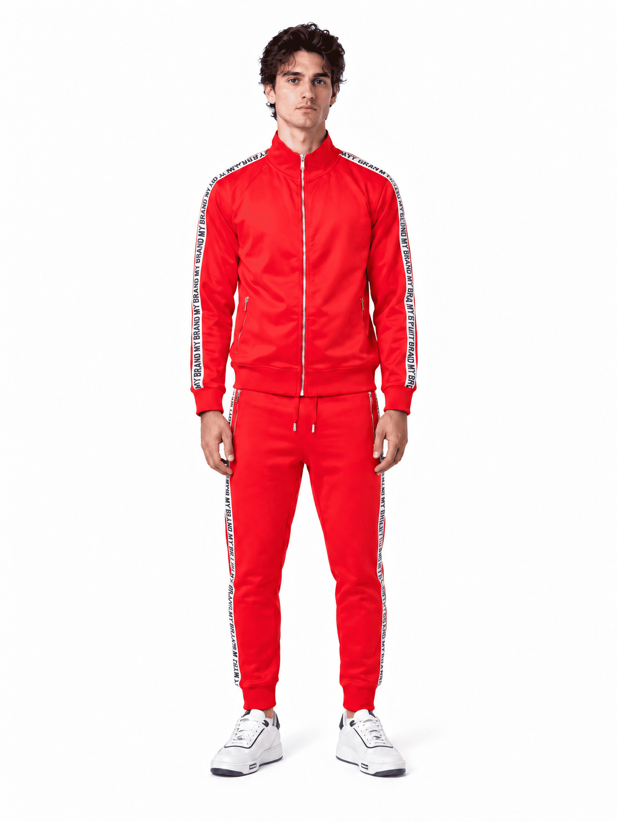 My Brand Tape Tracksuit | RED