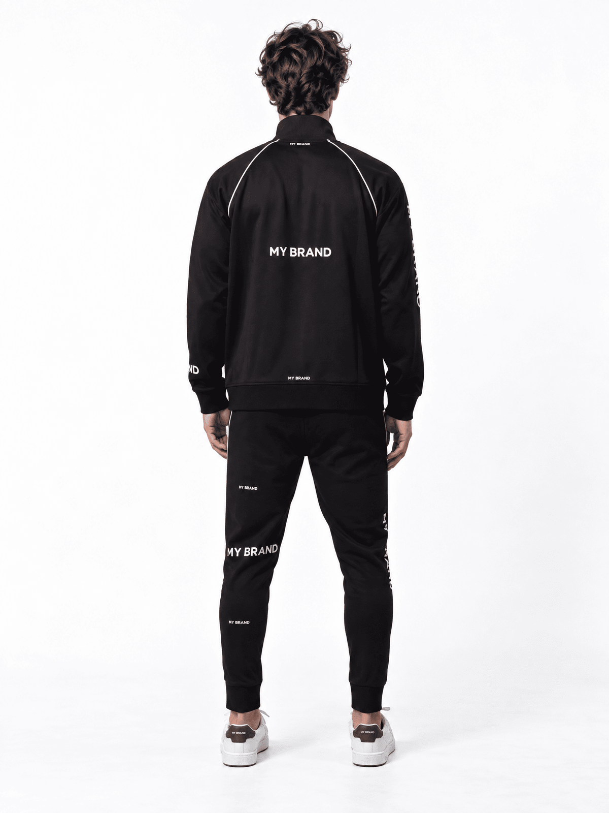 Multi Branding Tracksuit | BLACK