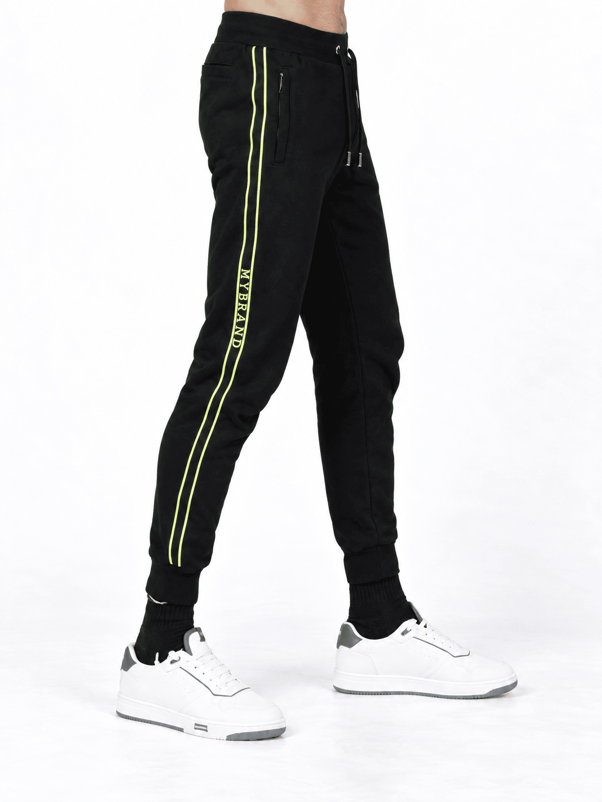 MB Taping Tracksuit | BLACK - NEONYELLOW