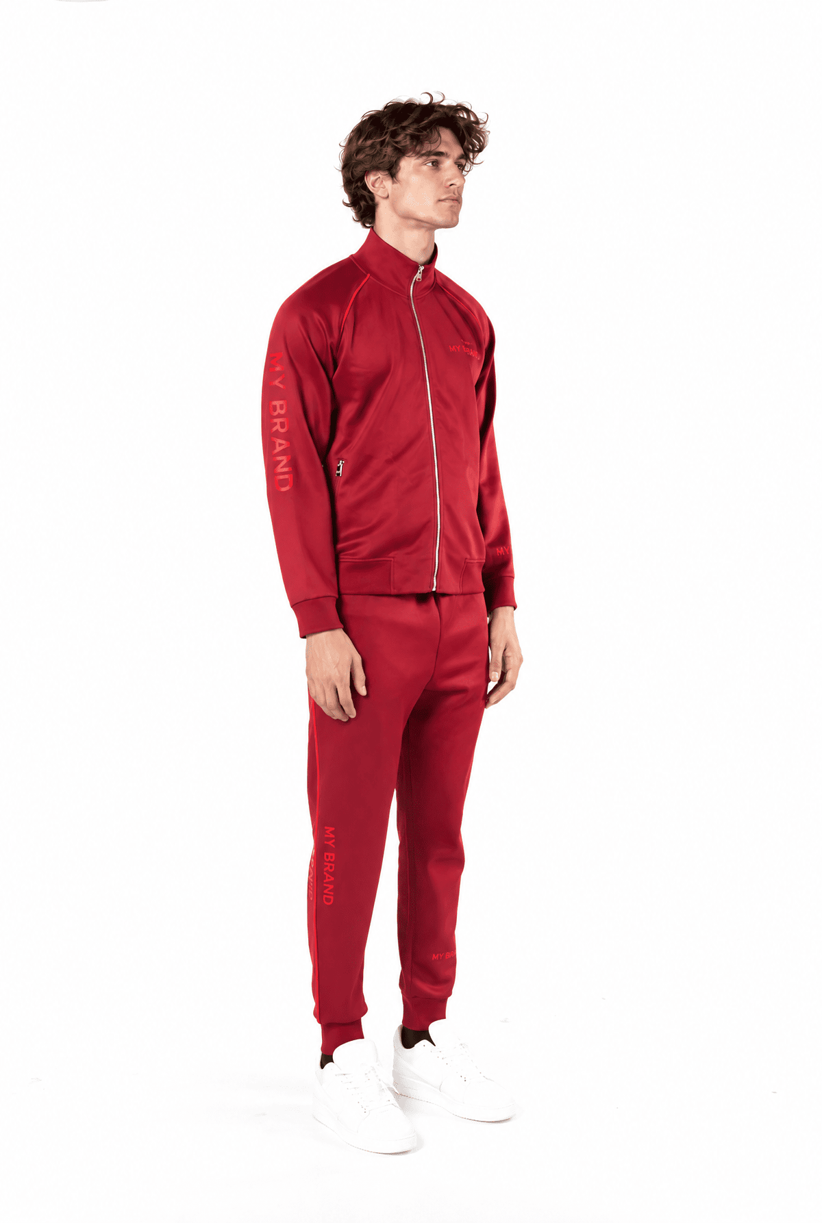 Multi Branding Tracksuit | BURGUNDY