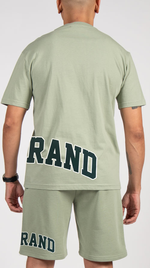 MYBRAND Bold Emblem T-shirt | LIGHT GREEN