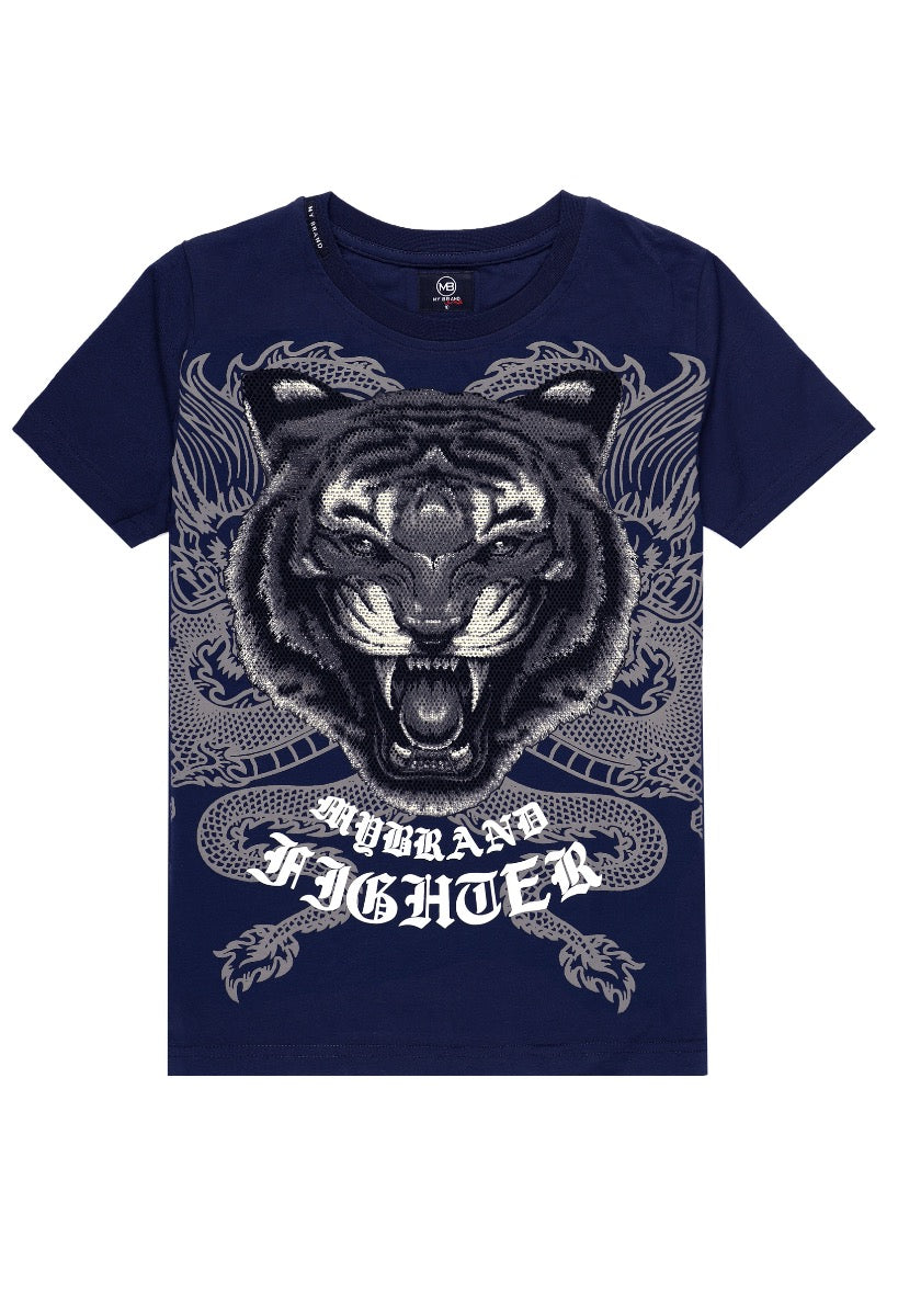 Tiger Fighter Dragon T-Shirt